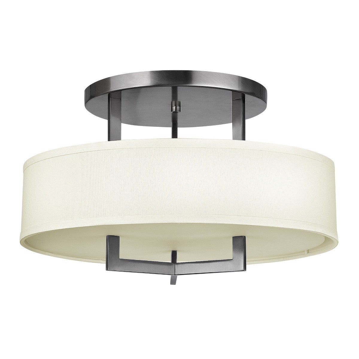 Lampa sufitowa antyczny nikiel Hampton 3xE27 60W Hinkley