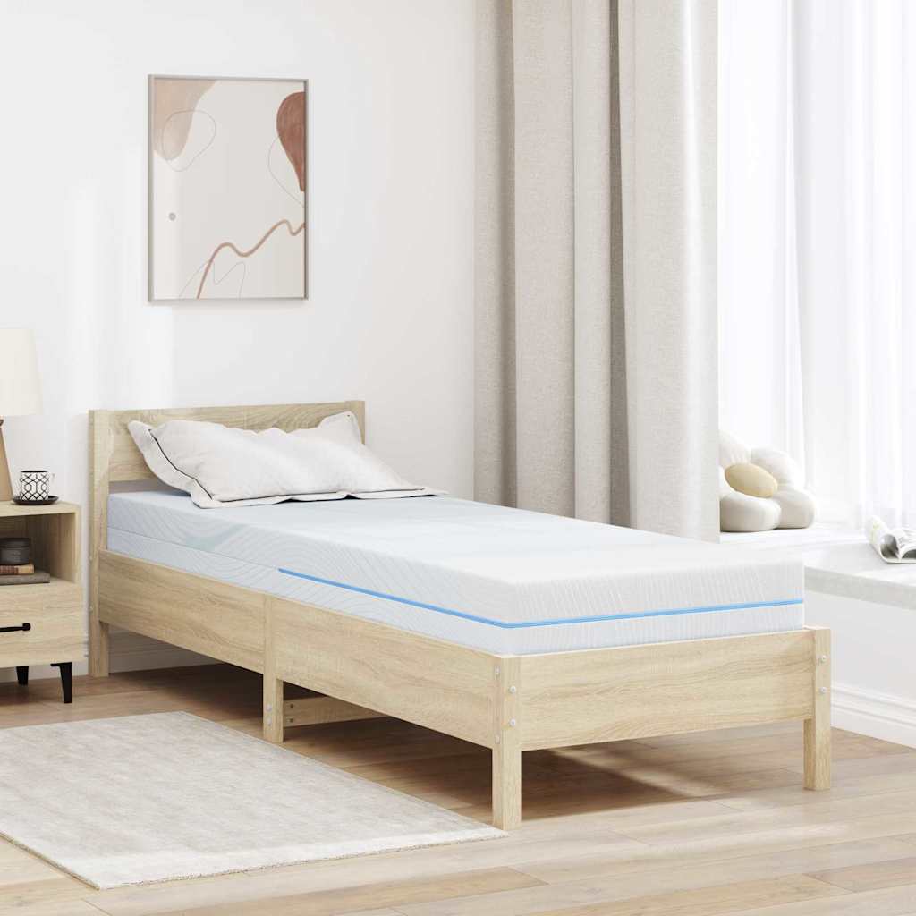 Materac Średnio twardy 70 x 200 cm Biały vidaXL