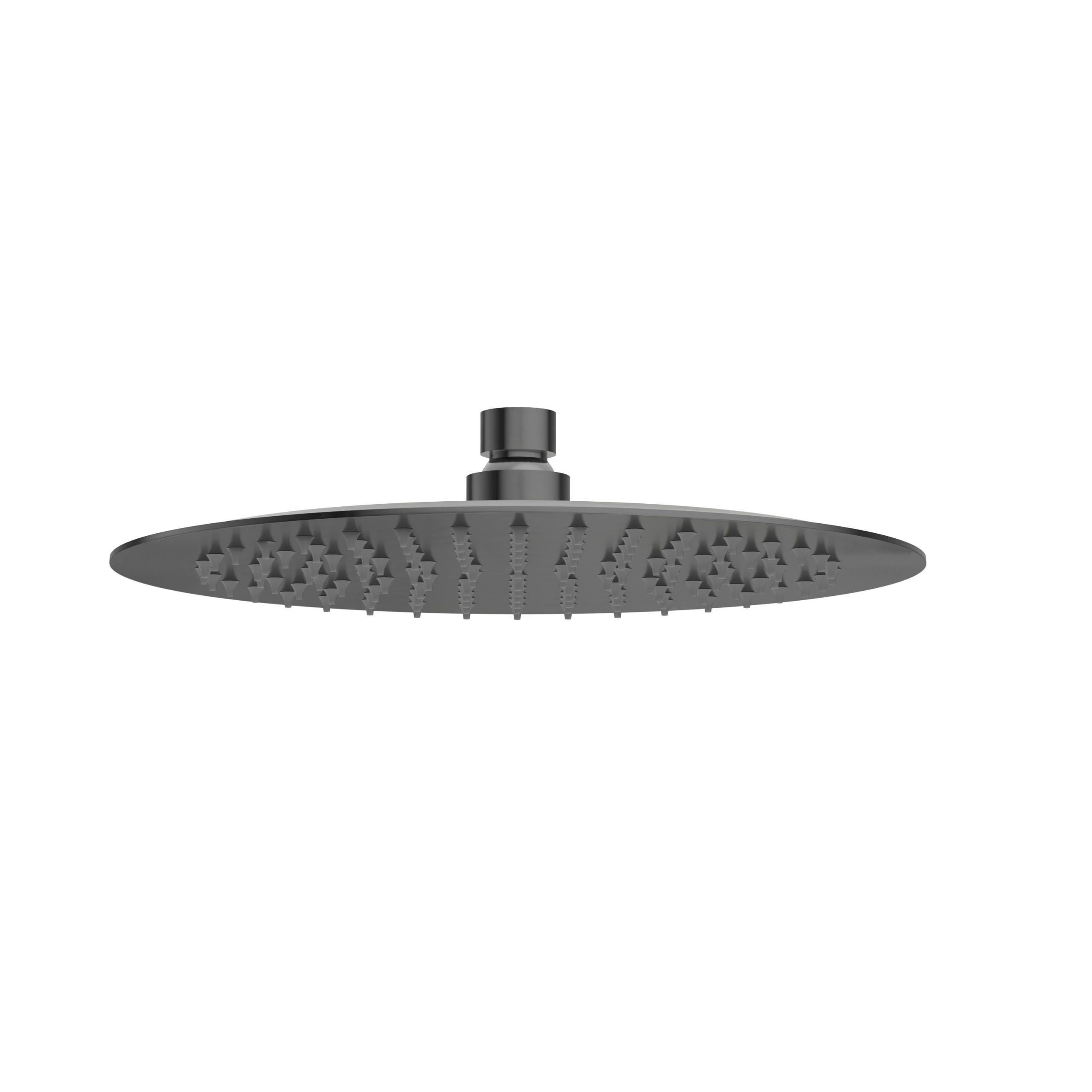 BALNEO Deszczownica okrągła 25 cm GUN METAL ciemnoszara stal nierdzewna | Głowica prysznicowa CASCADE