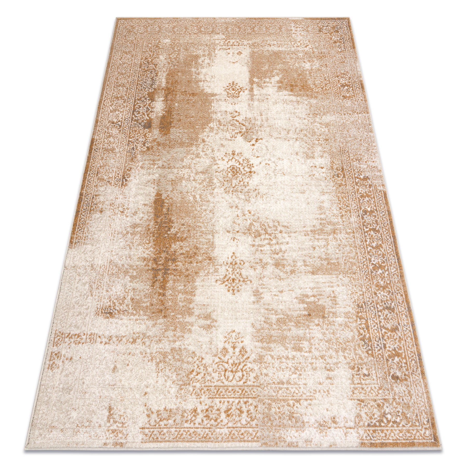 Dywan wełniany NAIN Ornament, ramka, vintage 7699/51955 beż 120x170 cm