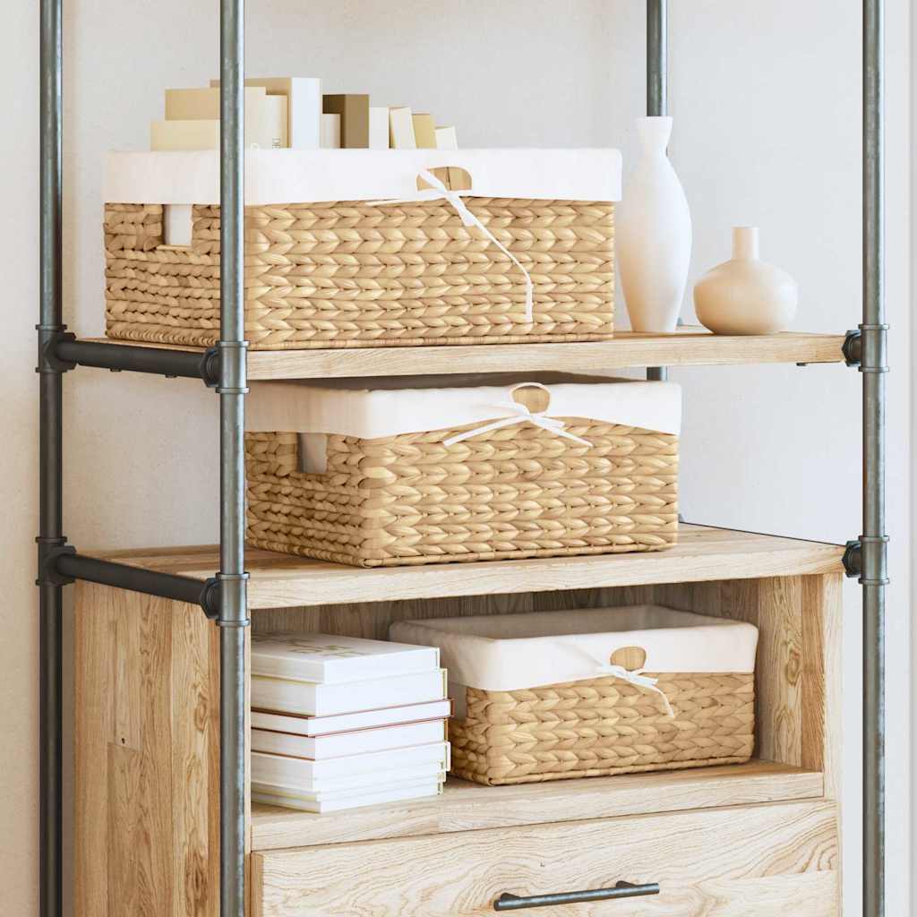 Kosze do przechowywania 3 pcs Naturalny Hiacynt wodny vidaXL