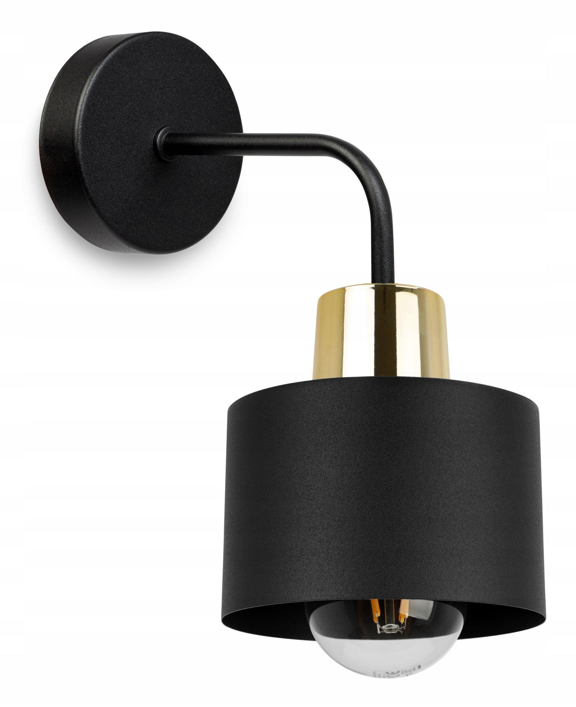 Lampa ścienna kinkiet Light Home LH Panta 1x E27 60W długi czarny