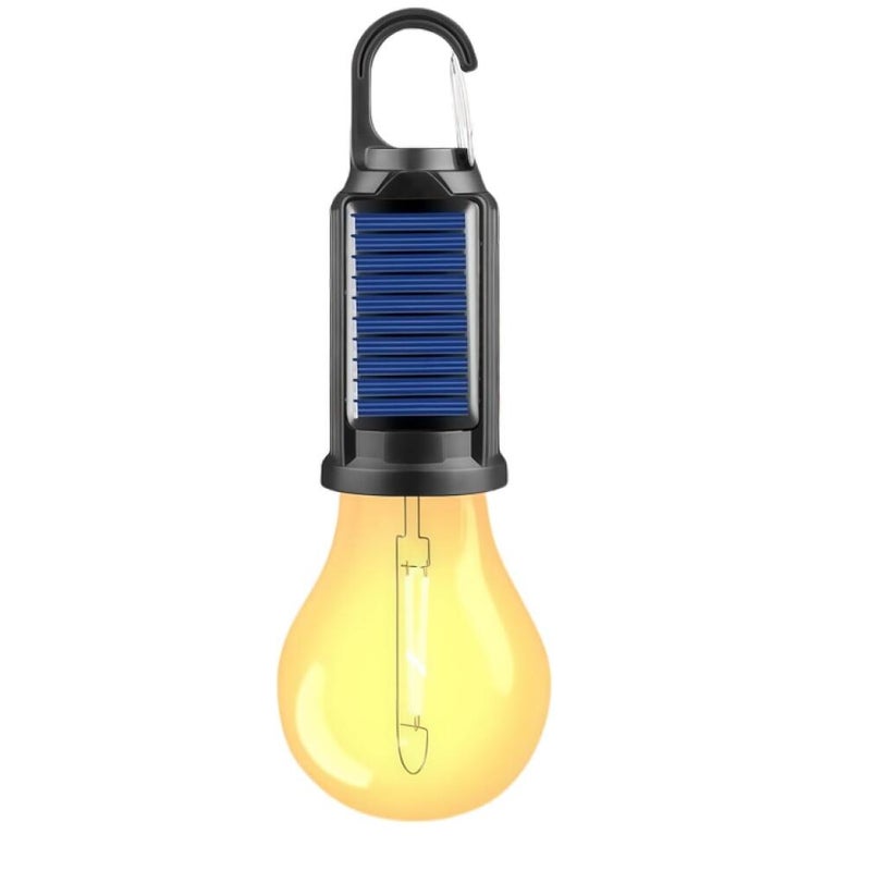(1 opakowanie) Akumulatorowa lampa kempingowa LED, solarna lampa kempingowa z 3 trybami jasności, wodoodporna lampa kempingowa na kemping, przerwy