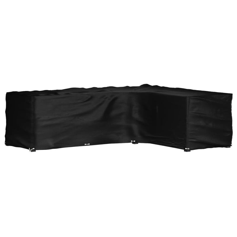 Pokrowiec na narożne meble ogrodowe, 16 oczek, 260x210x80 cm vidaXL