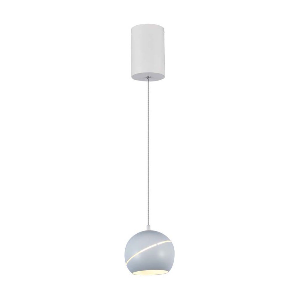 Lampa wisząca LED 8,5 W, w kształcie dzwonka, biała, 12*160 cm, z regulacją dotykową, 3000 K