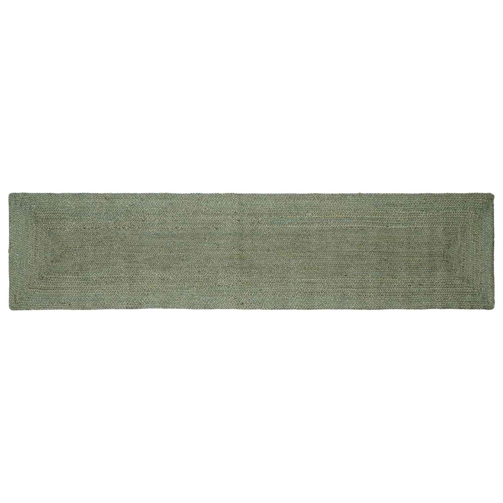 Dywany pokojowe Prostokątny Oliwkowy zielony 60 x 200 cm Juta