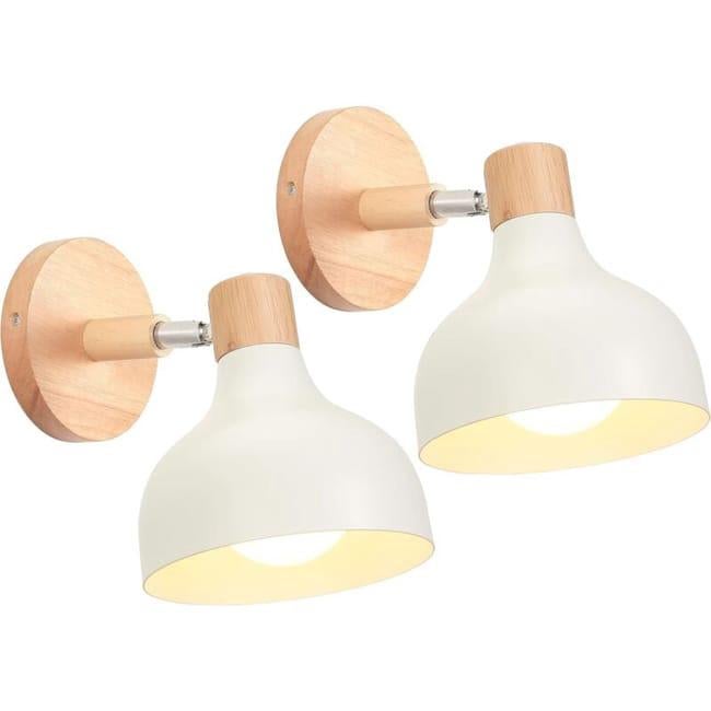 × Regulowany, metalowy kinkiet E27 w stylu retro, dekoracyjny, do sypialni, przedpokoju i salonu, biały (SKU produktu: 94940354 | SKU oferty)