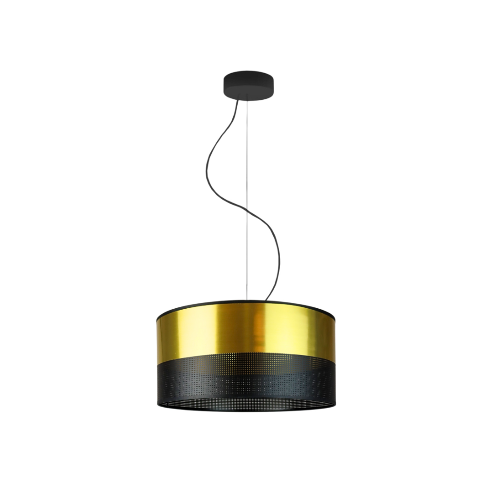 Lampa sufitowa żyrandol lampa wisząca z abażurem walec 30 cm BLUES