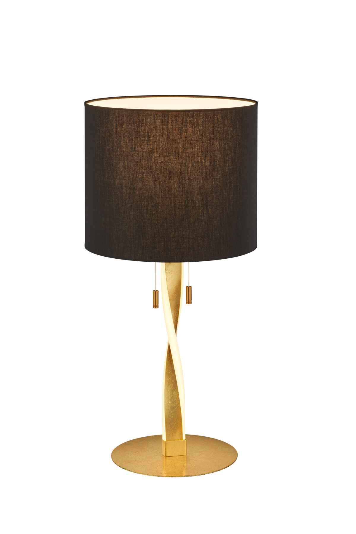 Lampa stołowa NANDOR złoty Trio 575310379