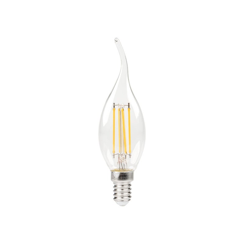 Żarówka LED E14 płomyk 1.8W Ciepła biel 2700K 250lm Klasa D Kanlux