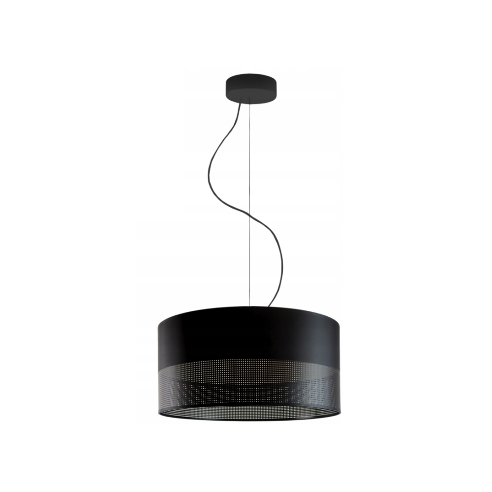 Lampa sufitowa żyrandol lampa wisząca z abażurem walec 30 cm BLUES