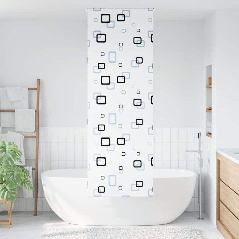 Roleta prysznicowa z tkaniny 70x240 cm, szerokość 66 cm