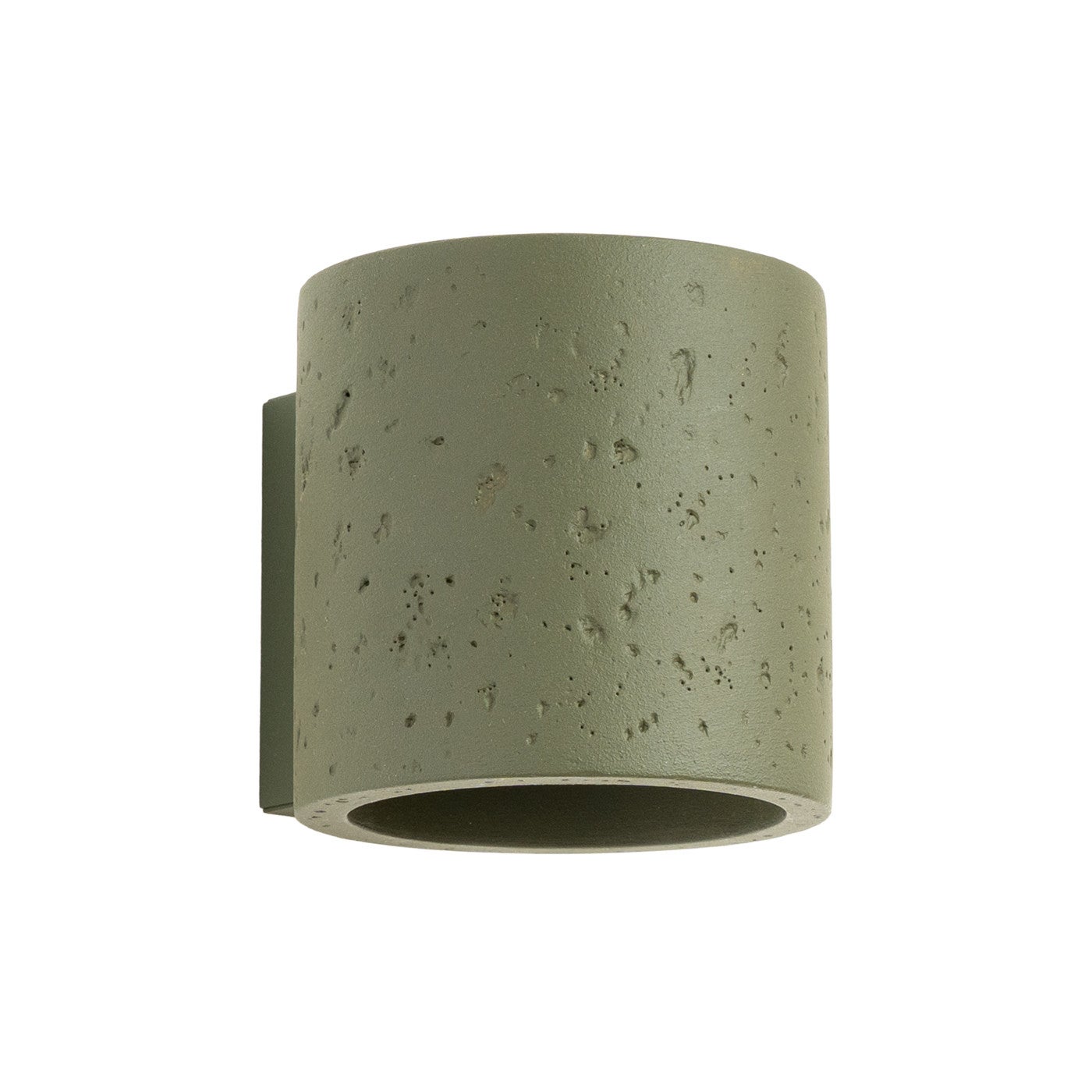 Kinkiet Sollux Lighting ORBIS beton zielona oliwka