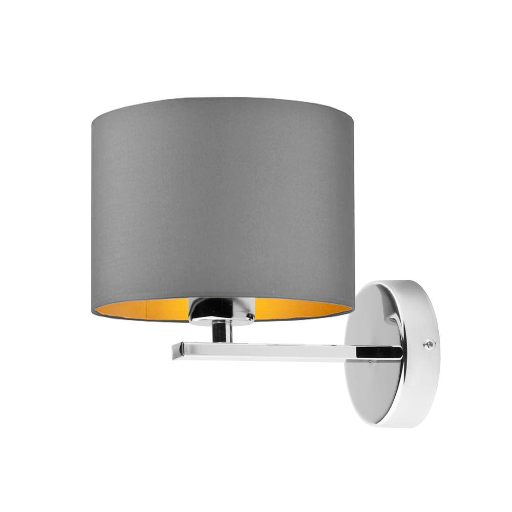 Kinkiet lampa ścienna lampa na ścianę z abażurem walec SIMPLE