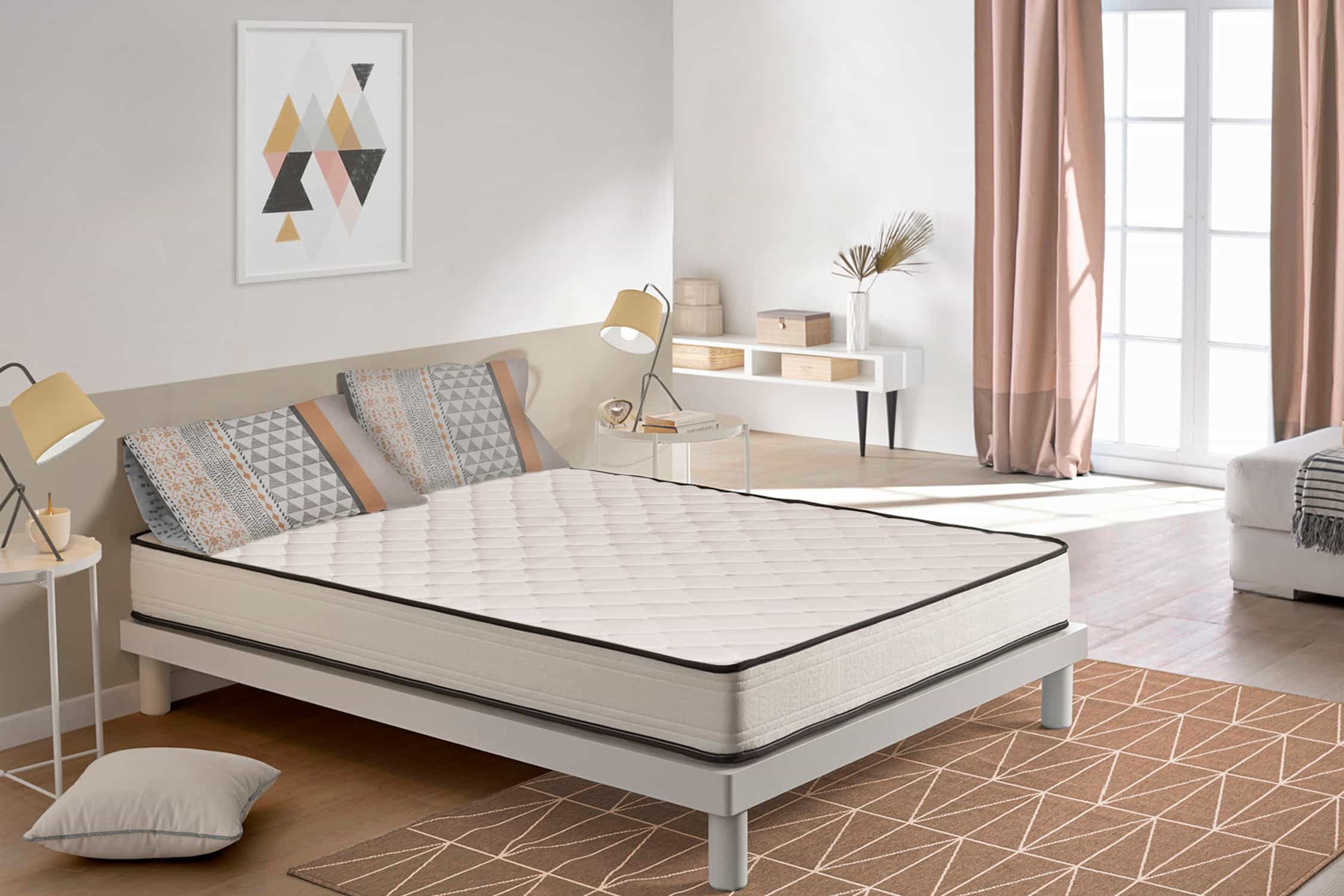 Materac Rdzeń HR Slim Max 15cm, 140 X 190cm - Moonia