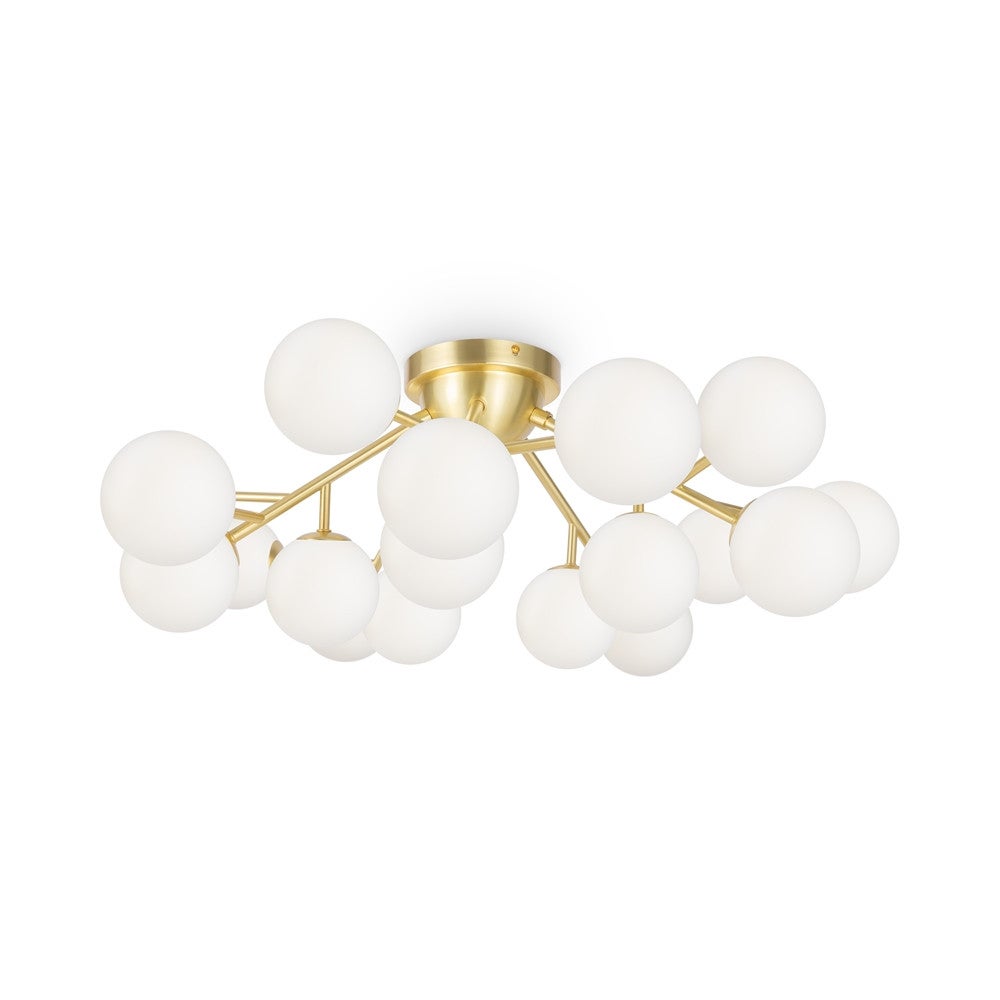 Lampa sufitowa złota, białe kule Dallas Maytoni MOD545CL-20BS
