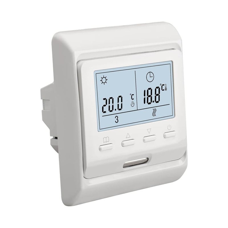 Termostat cyfrowy do elektrycznego ogrzewania podłogowego, 16 A, WG806, podświetlany ekran LCD, programowalny