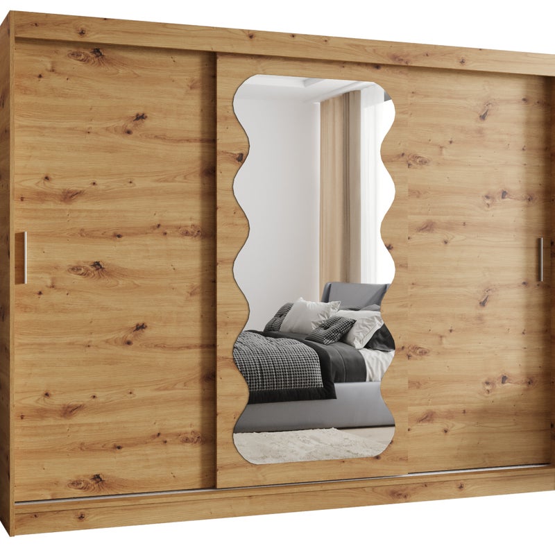 Szafa przesuwna garderoba SPOTI 250 x 62 x 200 cm Artisan