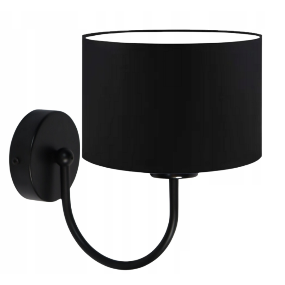 Kinkiet lampa ścienna lampa na ścianę z abażurem walec SCORO