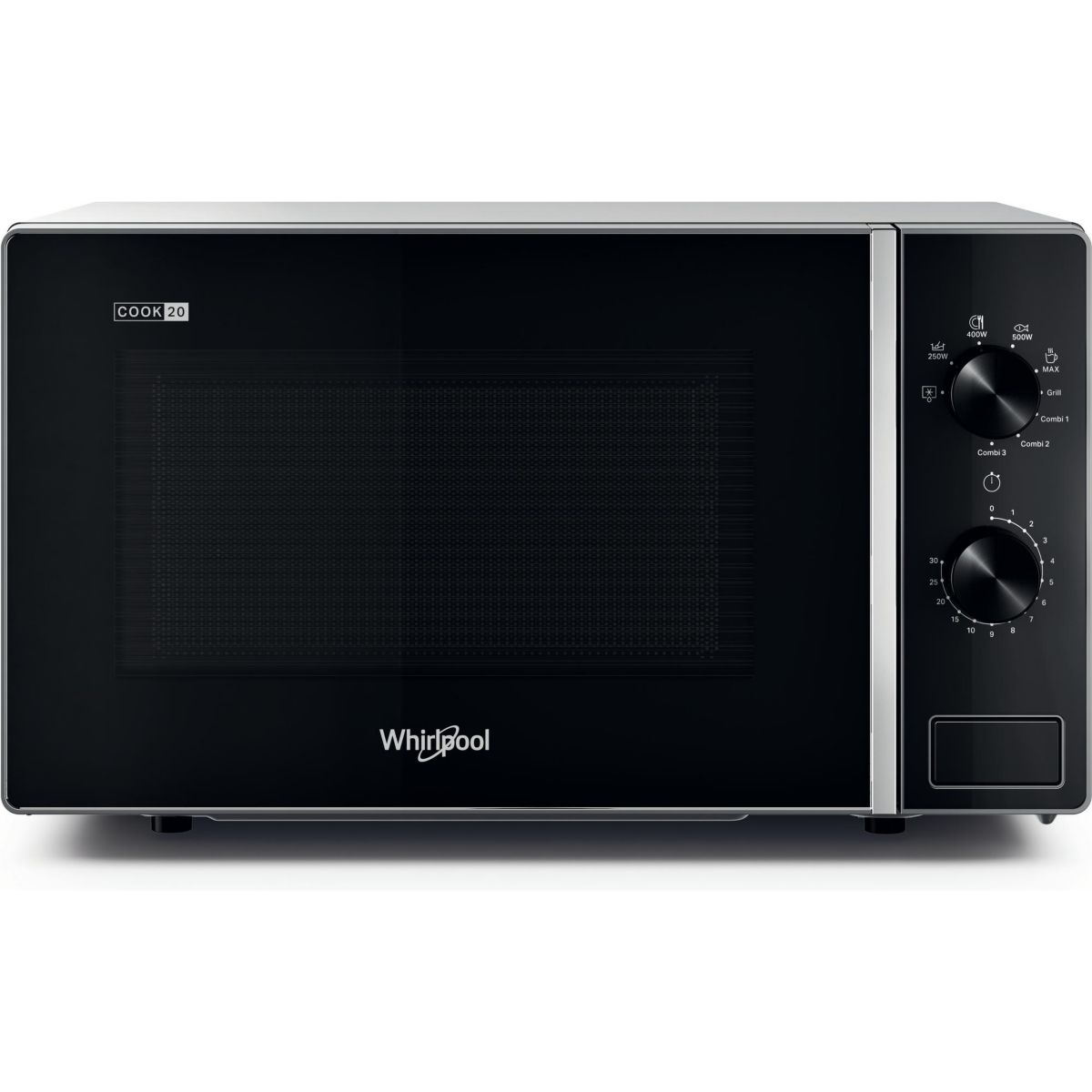 Whirlpool 859991566980 COOK 20 Mwp Mikrofalówka, Srebrno-Czarna