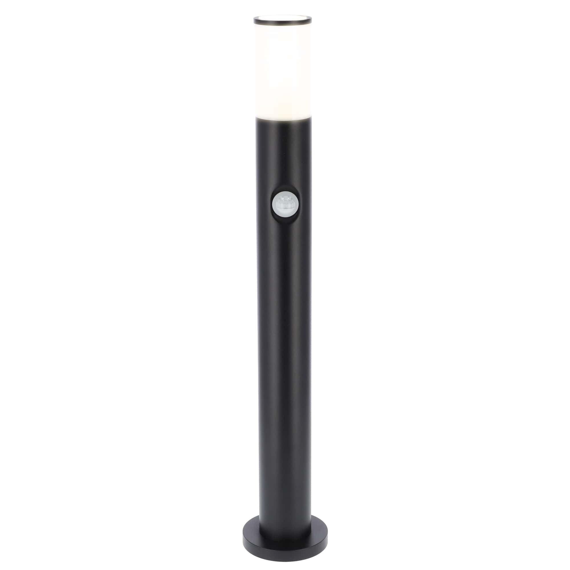 Lampa ogrodowa słupek okrągły z czujnikiem ruchu, latarnia TULIS OV 60 SENSOR , IP54, LED15W 220-240V, czarny EDO777472 EDO Solutions