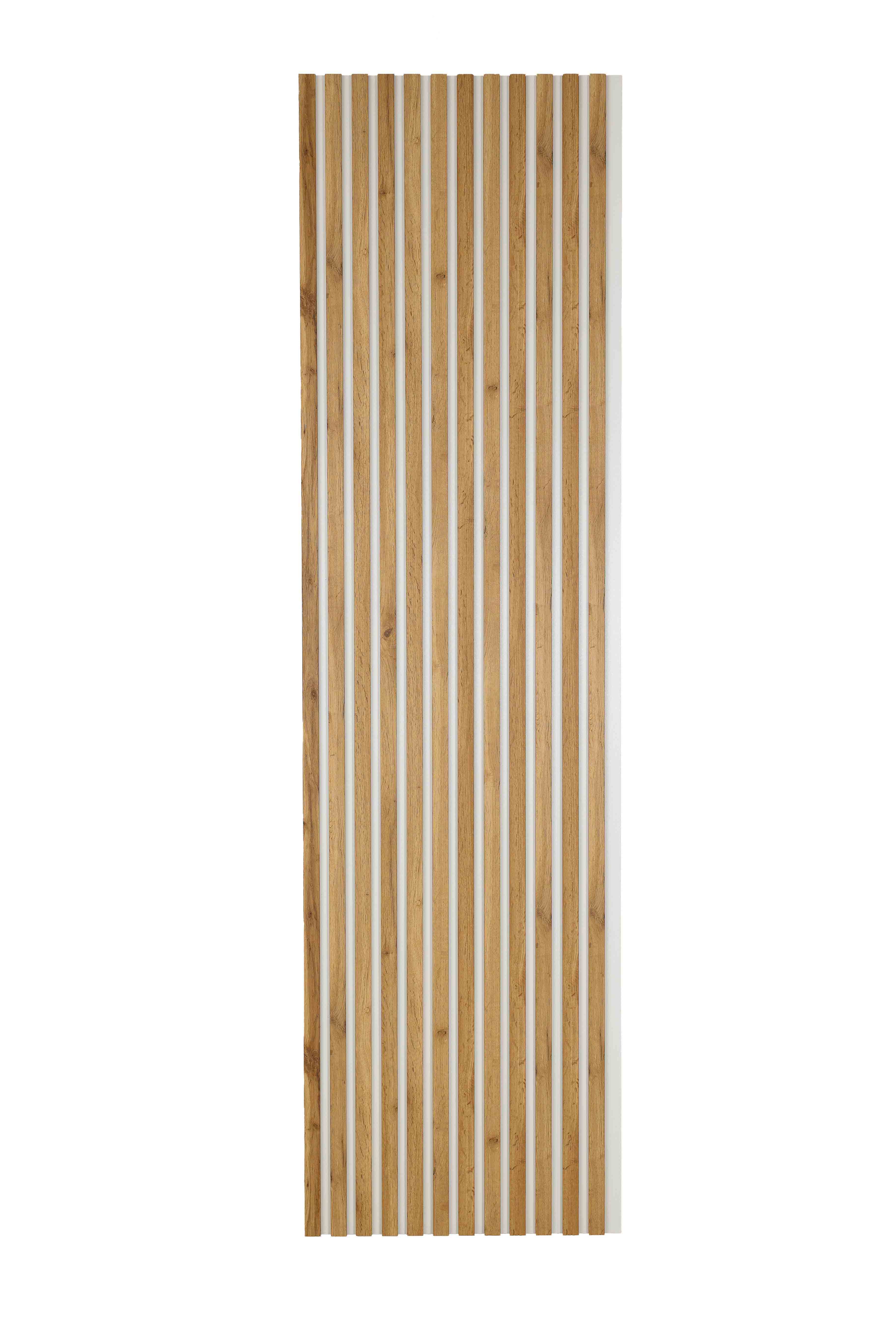 Lamele Ścienne na Białej Płycie SunWood 275x55cm Panele Dekoracyjne Dąb Wotan 1 szt.
