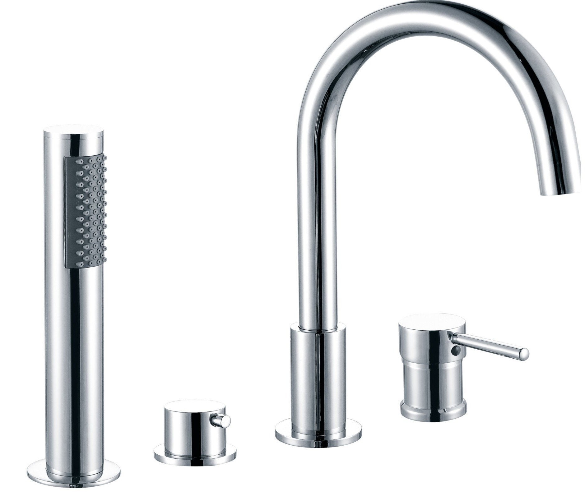 Mexen Alma bateria wannowa, chrom - 75032-00
