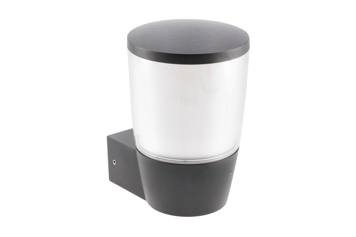 Lampa ogrodowa TORO-AU, E27 max 15W, kinkiet prosty górny, czarna, IP54, na elewację i do ogrodu – GTV LIGHTING