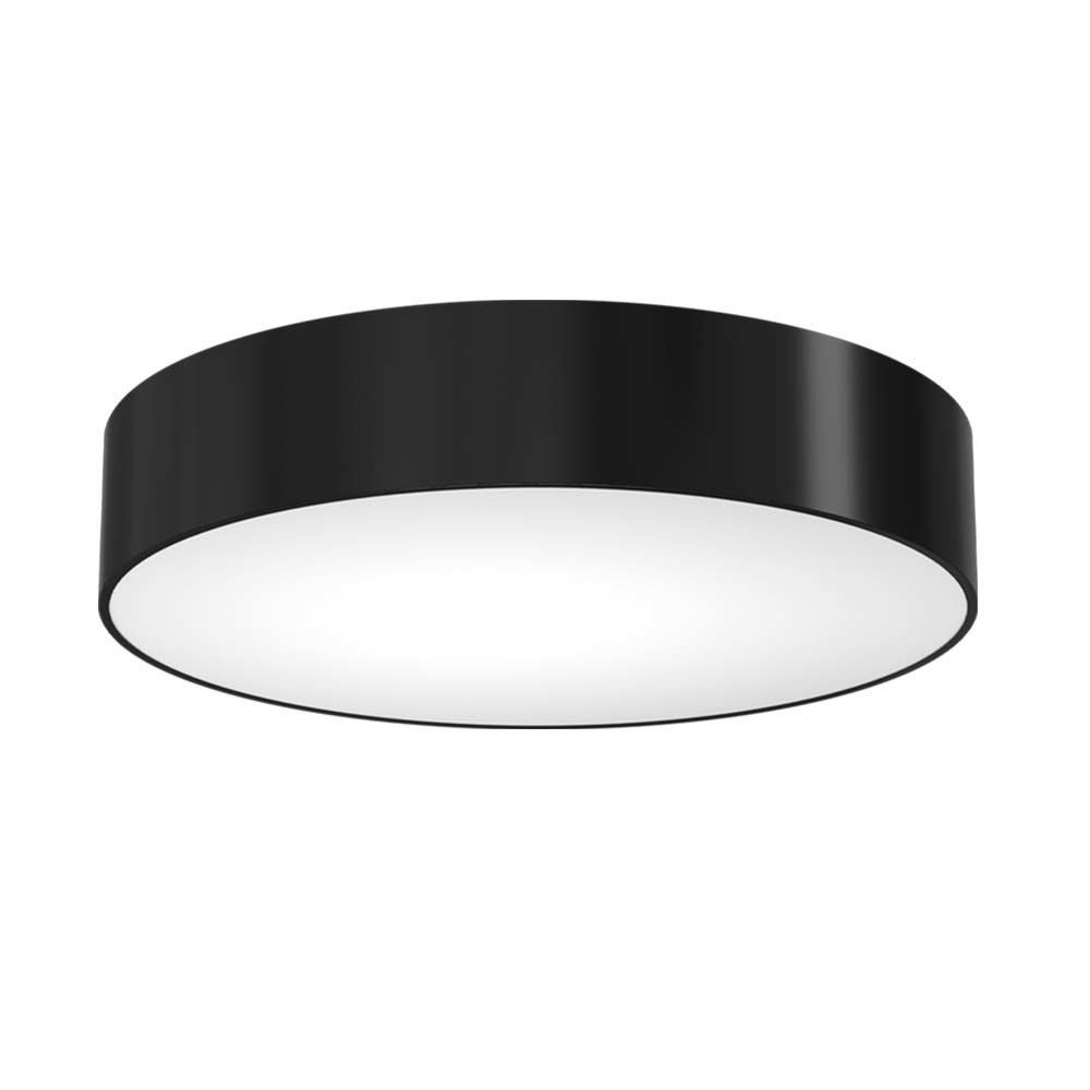 Plafon sufitowy okrągły Ø80cm 9xE27 20W czarny / biały BUNGO Shilo