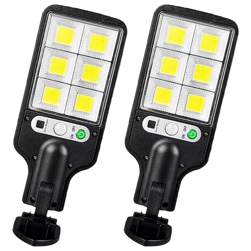 Lampy solarne naścienne do użytku zewnętrznego, z czujnikiem ruchu PIR, lampy LED wodoszczelne, 3 tryby pracy, 2 sztuki