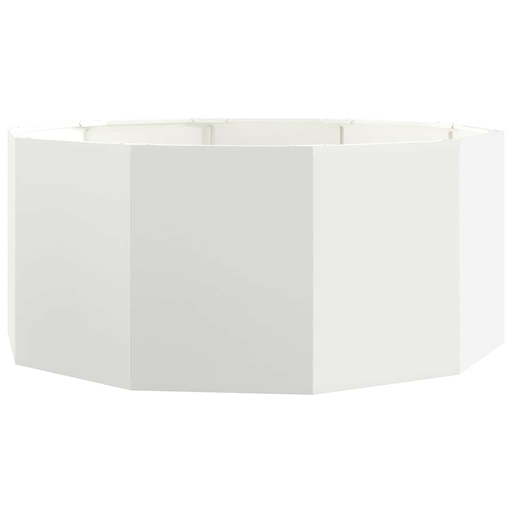 Donica Biały 120 x 120 x 50 cm Stal