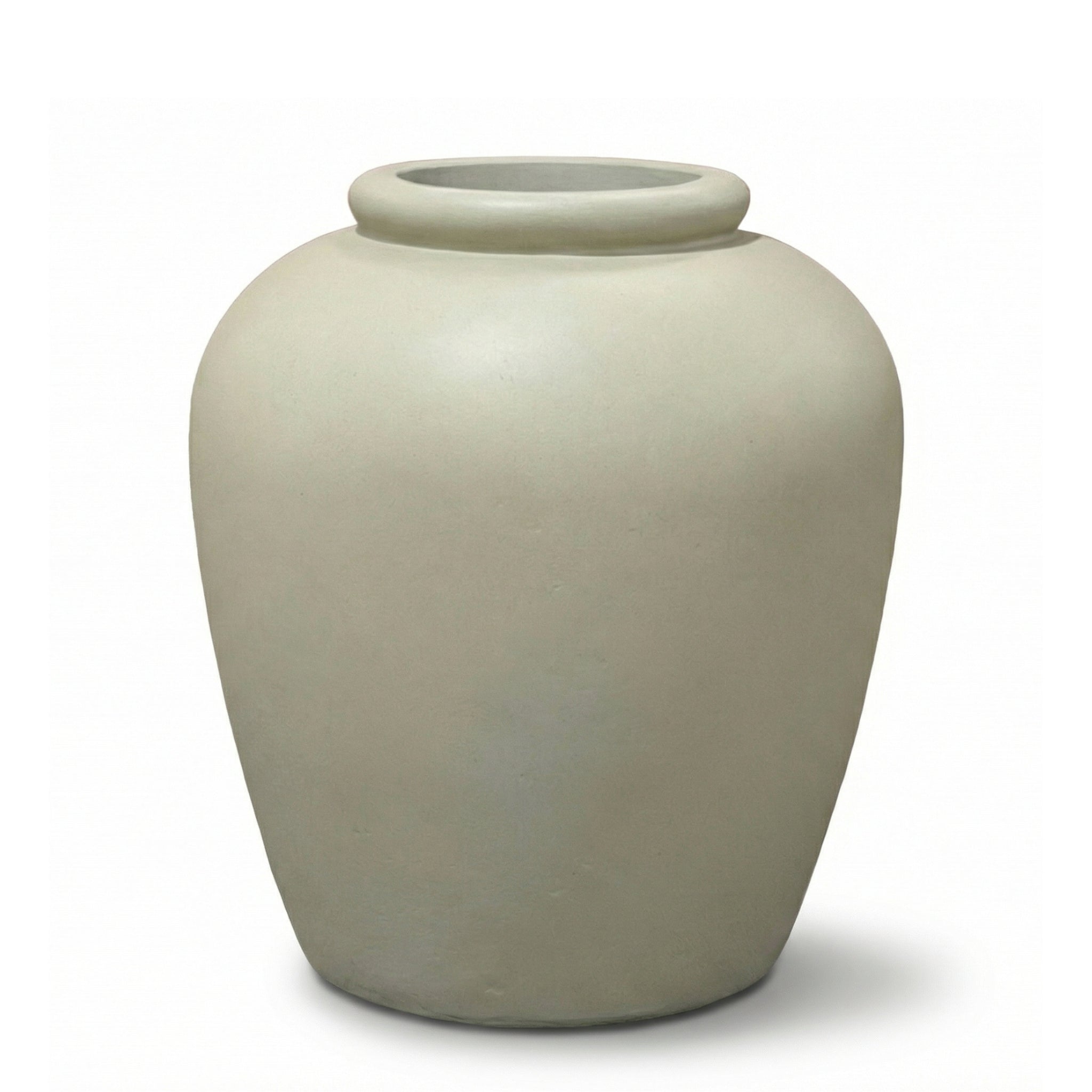 Donica betonowa Provencelia ORIGIN Beżowy, sred.43 x H48 cm, mrozoodporna, nowoczesna, architektoniczna