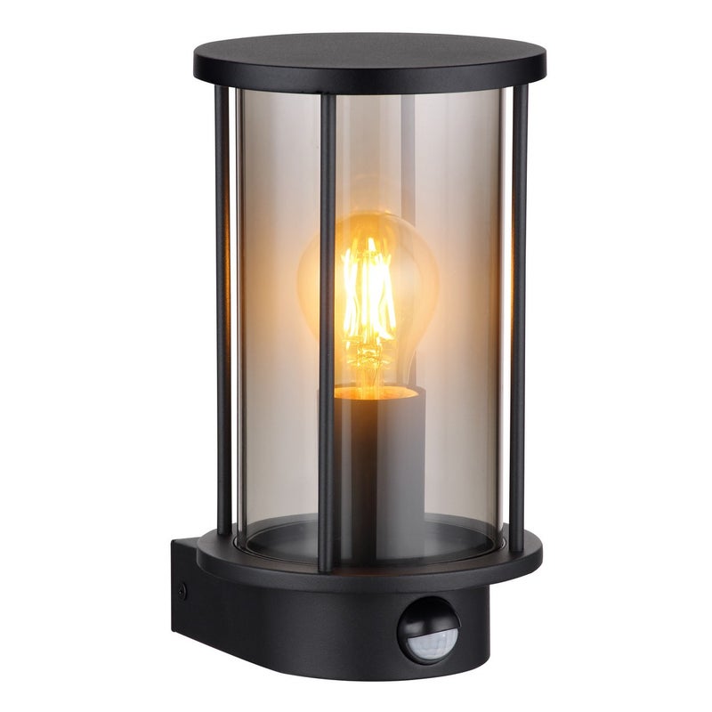 Lampa ścienna Gracey Szkło dymne z czujnikiem - 31360S