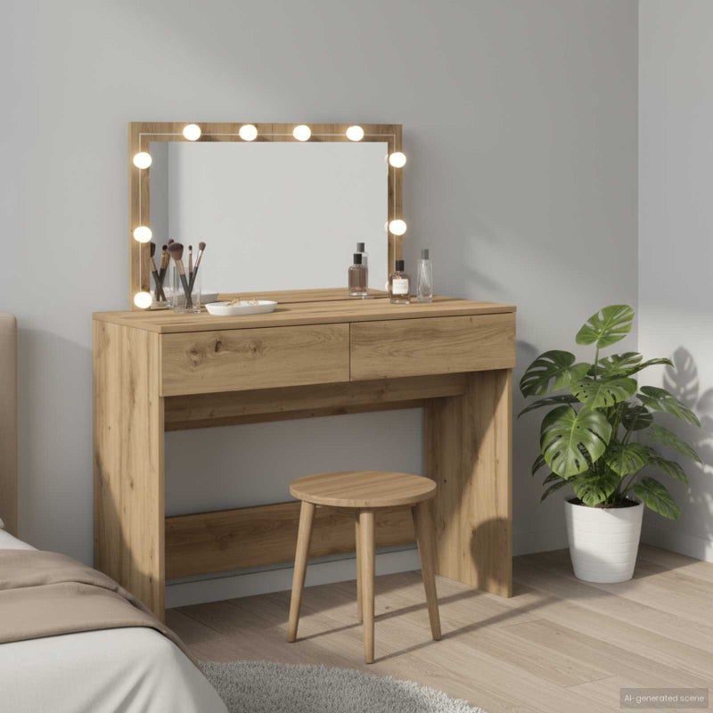 vidaXL Toaletka Dąb rzemieślniczy 100 x 40 x 120 cm
