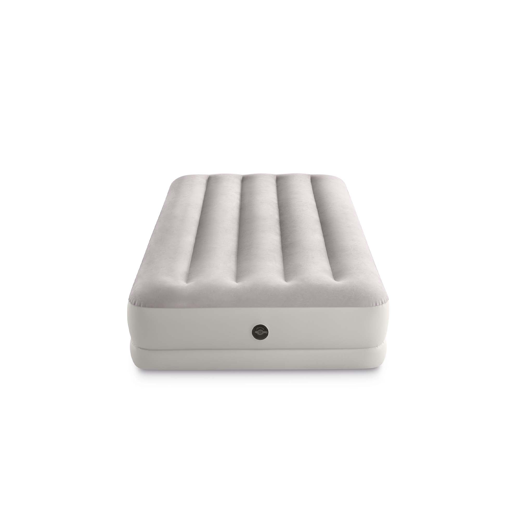Materac dmuchany welurowy z pompką USB Intex 64177