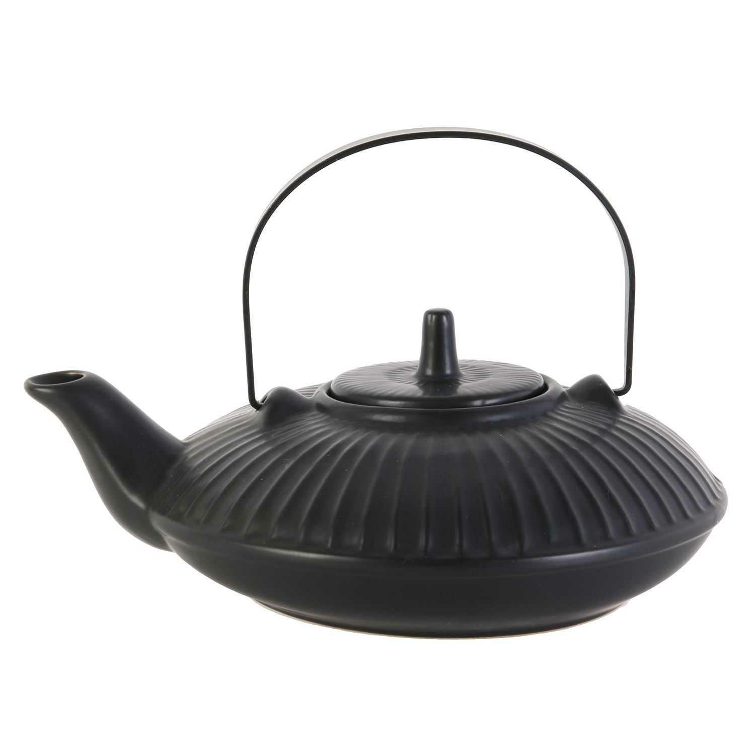 Ceramiczny imbryk ZENKAI HowHomely 600 ml czarny 1 szt.
