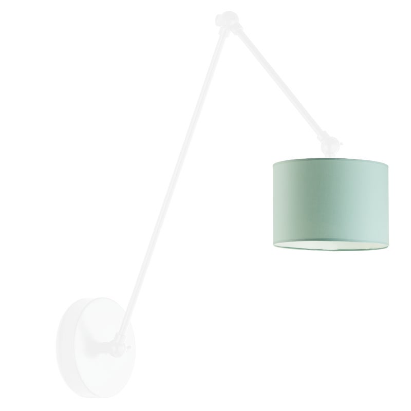 Kinkiet przegubowy lampa ścienna lampa na ścianę regulowany z abażurem walec SOUL II