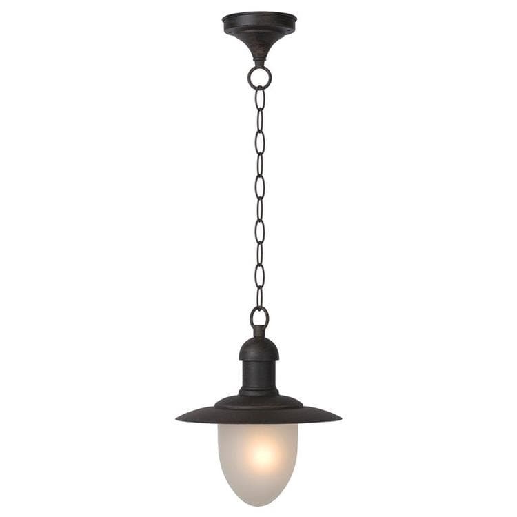 Lampa sufitowa zewnętrzna Aruba brązowo-biała 1xE27x24W wym: 80 x 25 x 25 cm metal Lucide
