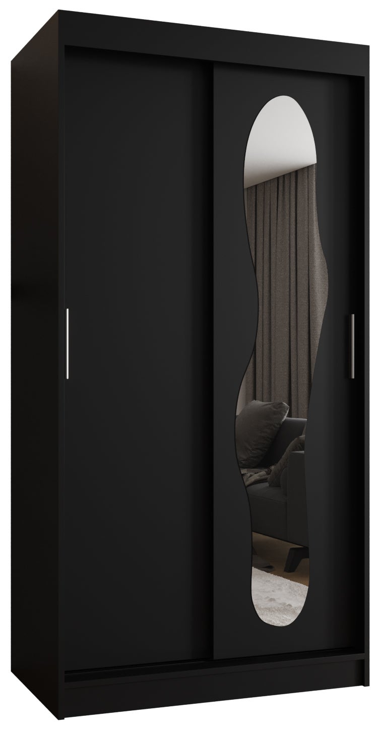 Szafa przesuwna garderoba ULTRA 100 x 62 x 200 cm Czarny