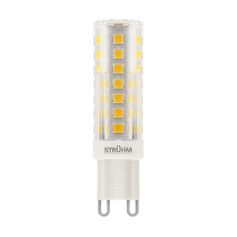 Żarówka LED tablicowa kapsułka przezroczysta G9 5.5W ciepła 536lm BOB Struhm
