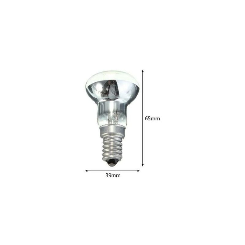 Żarówka reflektorowa 25W E14 R39 do lamp lawowych, trzonek E14, żarówka grzewcza R39, AC220-240V (Zestaw 4 szt.)