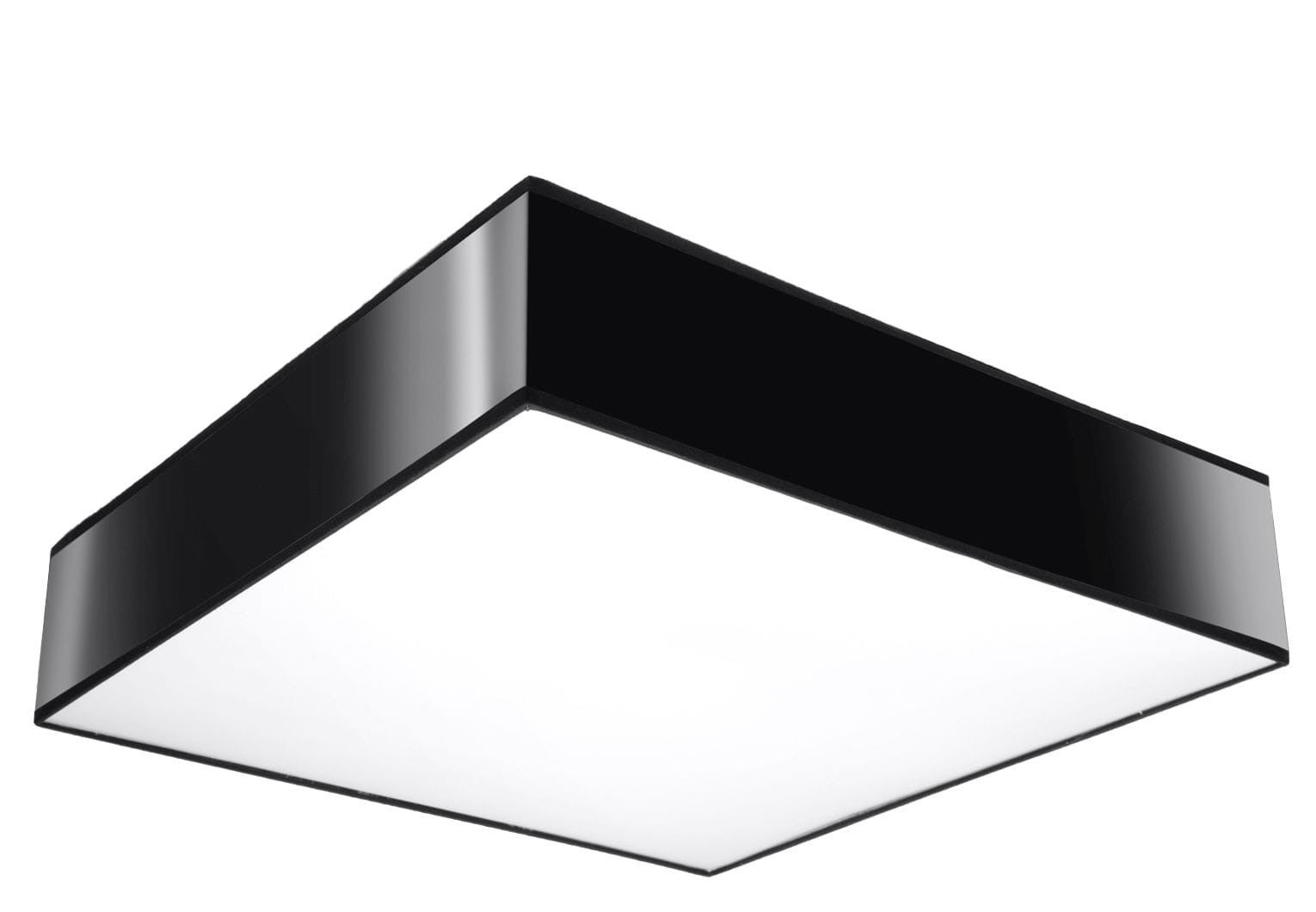 Plafonnier PVC Noir E27 3 Horus
