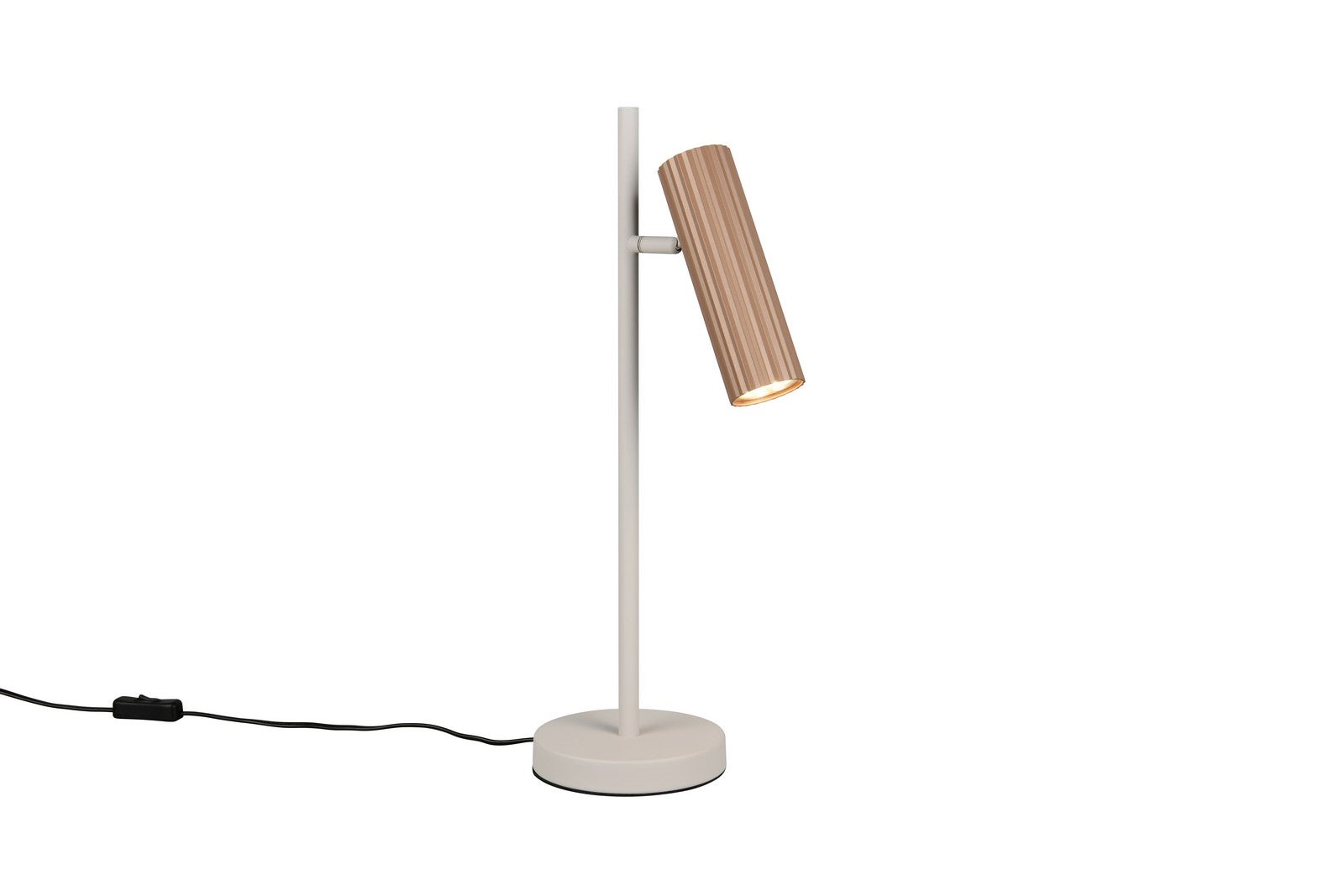 Lampa stołowa SOKA 1xGU10x10W metal kawowo-szara wym:50x15x26cm IP20 Trio