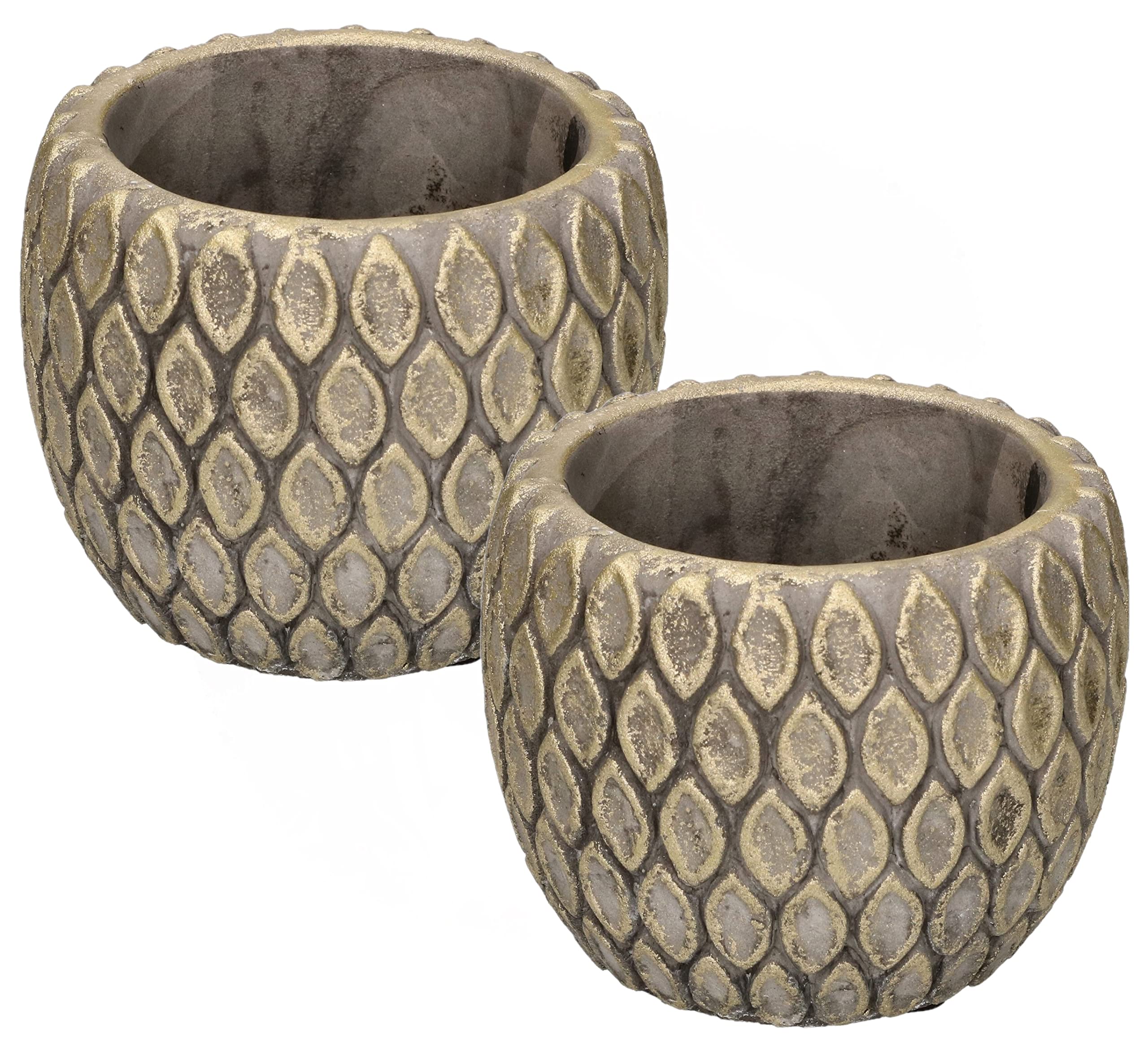 Doniczka osłonka ceramiczna na kwiaty ø7 cm - 2 szt. - KOTARBAU