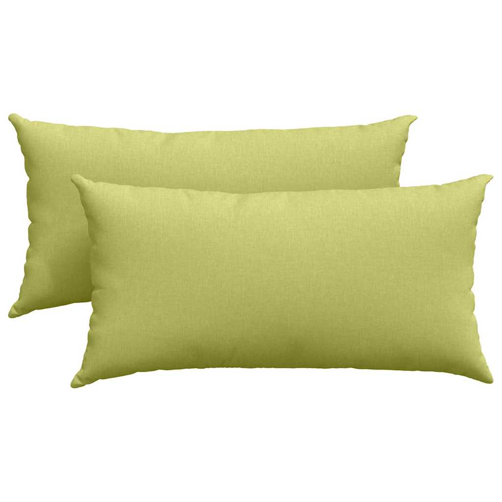 Poduszki na sofę 2 pcs Jasnozielony 80 x 40 cm tkanina