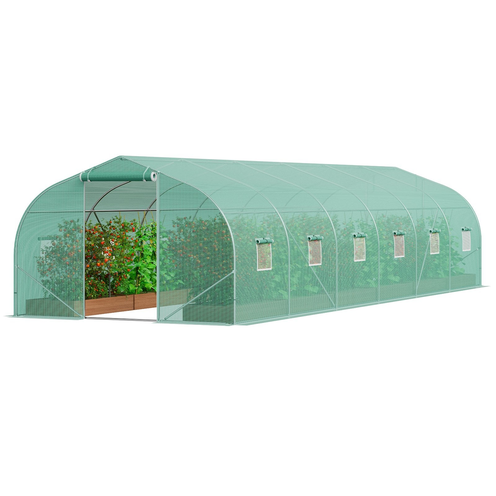 Tunel foliowy ogrodowy szklarnia 24m2 8.3x2.9x2.2 m