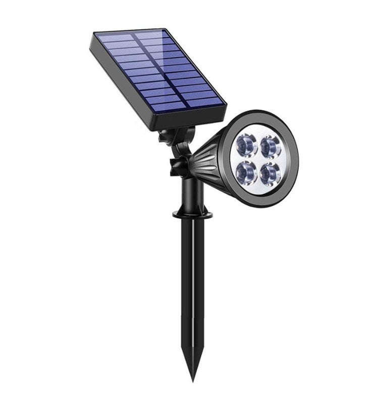 Regulowane Zewnętrzne Lampy Solarne w Wodoodporne Solarne Reflektory Krajobrazowe Zasilane Energią Słoneczną Lampy Zewnętrzne Zmierzchu Świtu Ogrodu