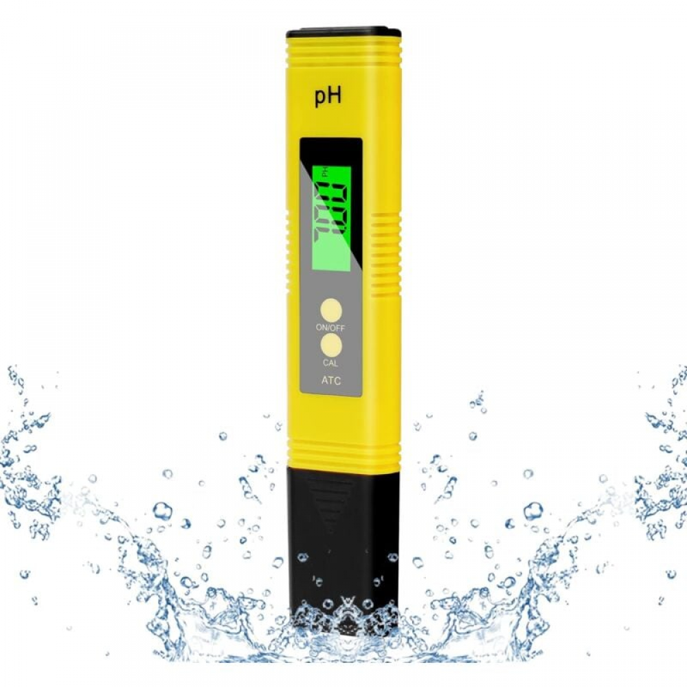 Miernik pH 4 w 1, tester pH, miernik pH z ekranem LCD, wysoka precyzja (rozdzielczość 0,01), miernik pH do basenu.