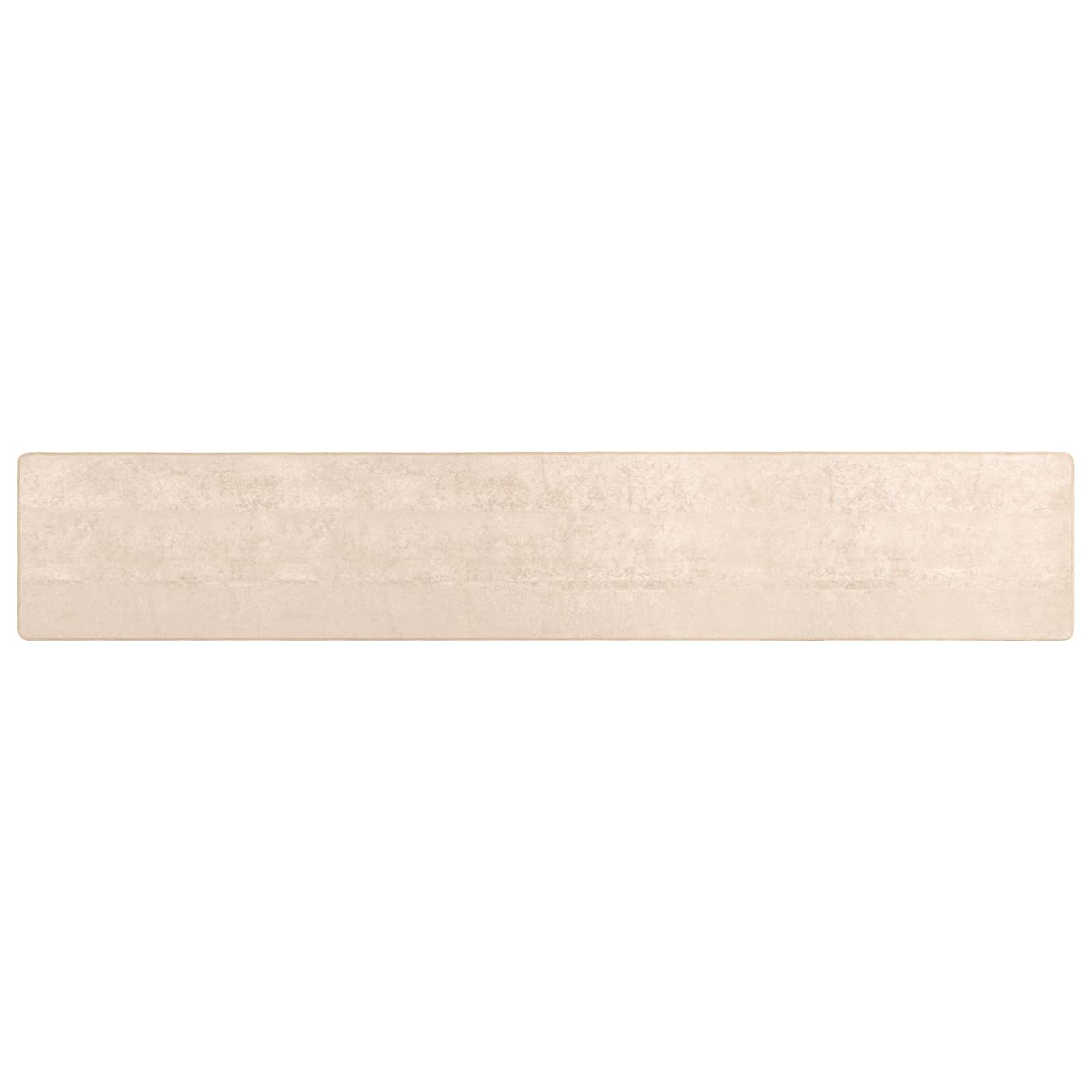 Chodnik dywanowy MARSA Kremowy 80 x 400 cm Poliester i PVC