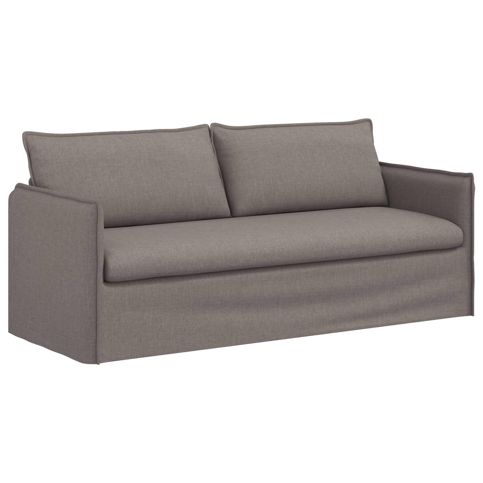 Sofa Ciemnoszary 196 x 82 x 85 cm tkanina